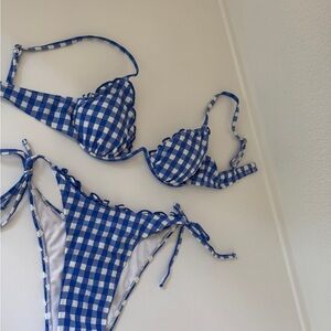 Blue gingham Bikini
